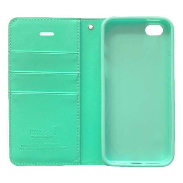 iPhone – 5G – 5S – 5SE – Book case – Groen