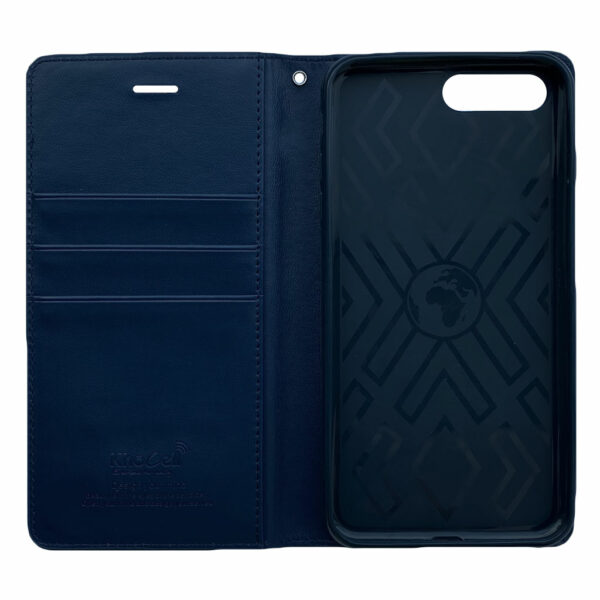 iPhone – 7 Plus – 8 Plus – Book case – Donker blauw