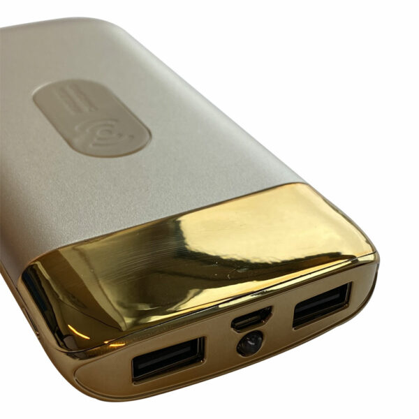 Khocell – Powerbank – 10.000 mAh – Draadloos opladen – Goud