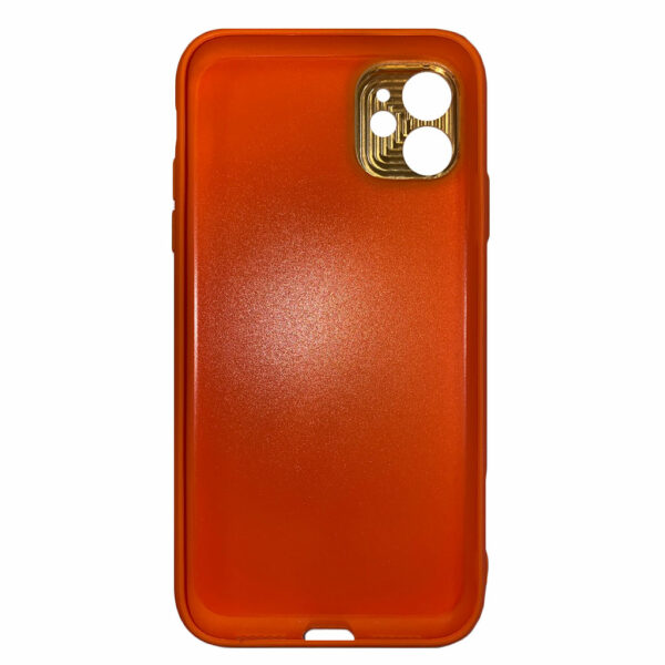 Siliconen/Hardcase hoesje voor Apple iPhone 11 – Oranje