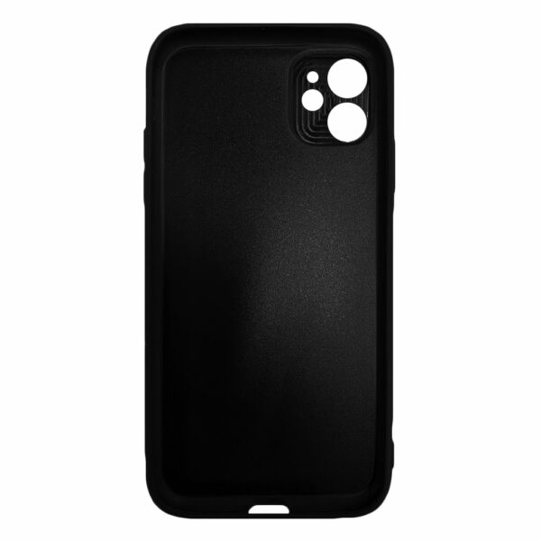 Siliconen/Hardcase hoesje voor Apple iPhone 11 – Zwart