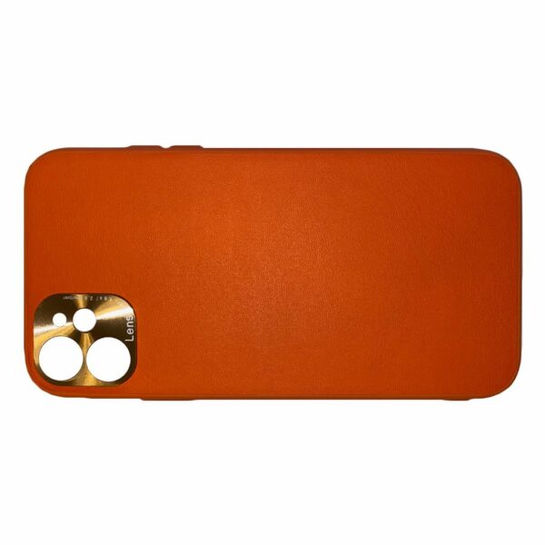 Siliconen/Hardcase hoesje voor Apple iPhone 12 - Oranje - Afbeelding 3