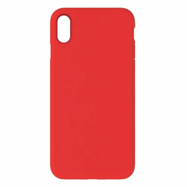 Siliconen hoesje voor Apple iPhone XS Max – Rood