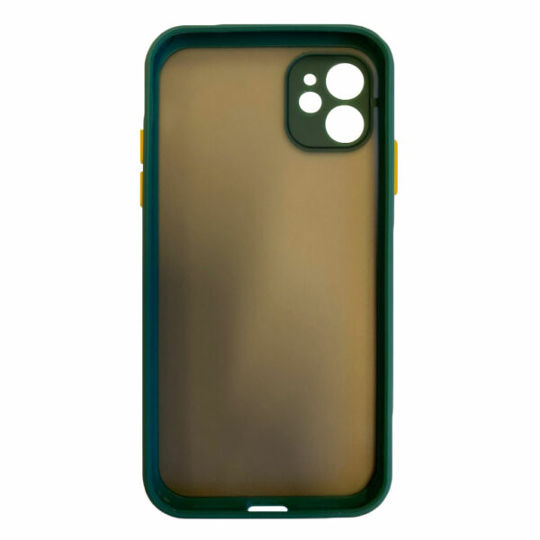 My Choice – Siliconen/Hardcase hoesje voor Apple iPhone 11 – Donker Groen