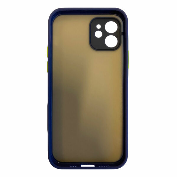 My Choice – Siliconen/Hardcase hoesje voor Apple iPhone 11 – Donker Blauw