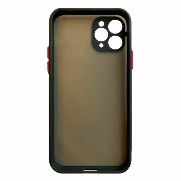 My Choice – Siliconen/Hardcase hoesje voor Apple iPhone 11 Pro – Zwart