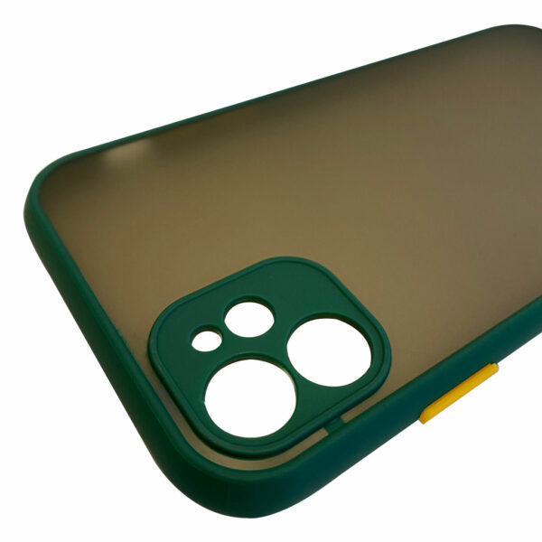 My Choice - Siliconen/Hardcase hoesje voor Apple iPhone 12 - Donker Groen - Afbeelding 4