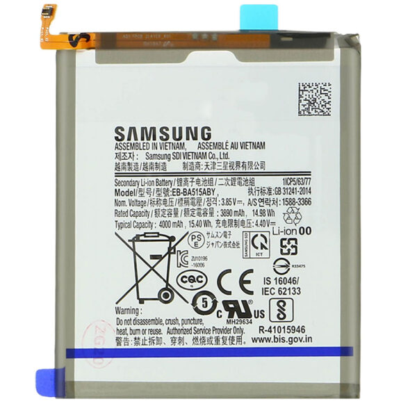 Batterij / Accu voor Samsung Galaxy A51 SM-A515F - EB-BA515ABY - (GH82-21668A) - 4000 mAh - Origineel - Service Pack