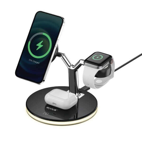 Rixus Wireless Charging Station Dock - RXWC40 - 1