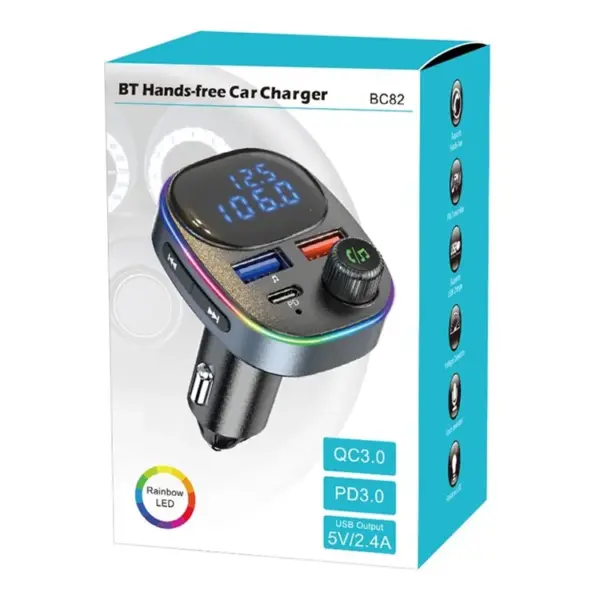 BT Hands-free Car Charger - BC82 - 3