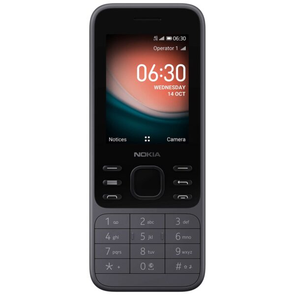 Nokia 6300 4G - TA-1287 DS - Charcoal - Frontside