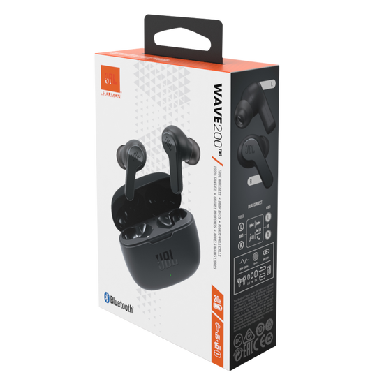 JBL WAVE 200 TWS JBL - Wave 200TWS - Black - Packing