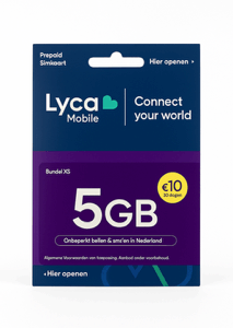 Lycamobile - Holland Bundel XS - Prepaid Simkaart