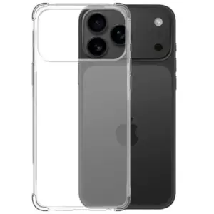 Siliconen hoesje voor Apple iPhone 17 Pro Max - Schok bestendig - Transparant