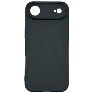 Siliconen hoesje voor Apple iPhone 17 Air - Zwart