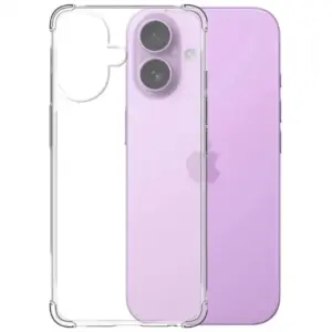 Siliconen hoesje voor Apple iPhone 17 - Schok bestendig - Transparant