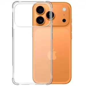 Siliconen hoesje voor Apple iPhone 17 Pro - Schok bestendig - Transparant