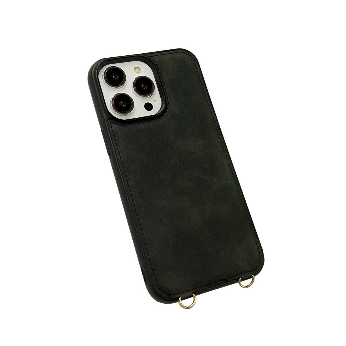 CaseMania 2-in-1 Crossbody + Magsafe Wallet – iPhone 16 Pro – Zwart CaseMania 2-in-1 Crossbody + Magsafe Wallet - iPhone 16 Pro - Zwart - Afbeelding 4