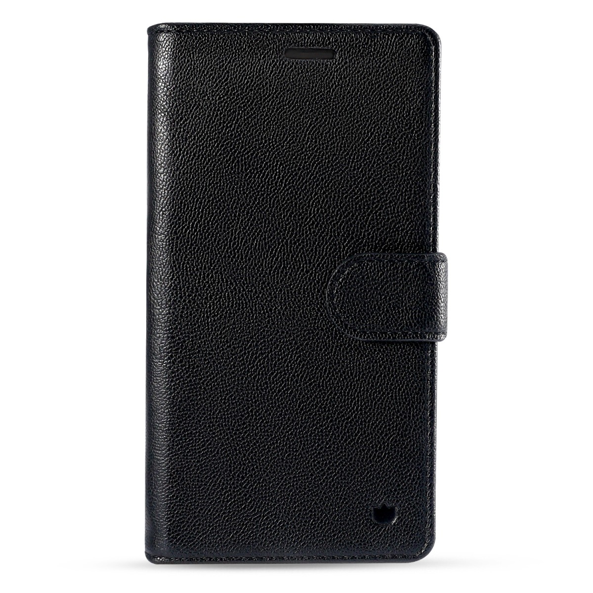 CaseMania Fine Grain 2-in-1 Magsafe Wallet Case – Iphone 17 Air- Zwart casemania-fine-grain-2-in-1-magsafe-wallet-case-iphone-17-series-blk-voorkant