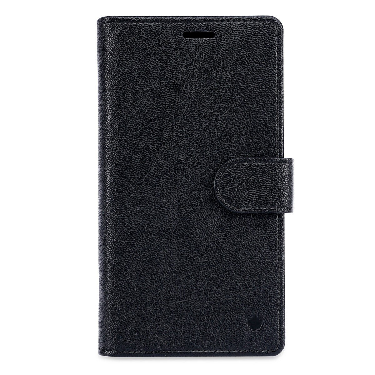 CaseMania Fine Grain 2-in-1 Magsafe Wallet Case – Iphone 17 – Zwart casemania-fine-grain-2-in-1-magsafe-wallet-case-iphone-17-series-blk-voorkant