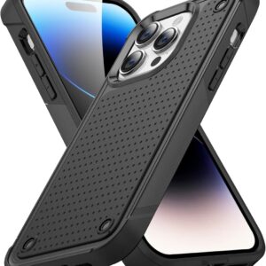 Extreme Protection Rugged Armor Case – iPhone 16 Pro – Zwart extreme-protection-rugged-armor-case-iphone-16-series-BLK- 2 foto's