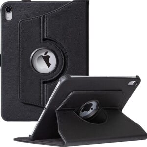 Bookcase Cover 360 voor Apple iPad (A16) 2025 – A3354, A3355, A3356 – 10,9-inch – Zwart