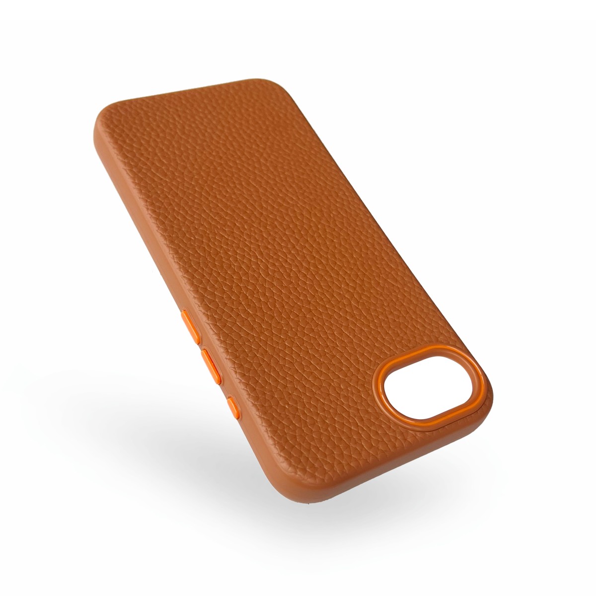 Leatherlook Magnetic Magsafe Case – iPhone 16e – Bruin Leatherlook Magnetic Magsafe Case - iPhone 16e - Bruin - Afbeelding 3