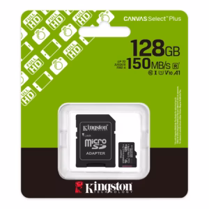 Kingston Canvas Select Plus – SDCS3 Geheugenkaart – Class 10 – Inclusief adapter – 128 GB SD-kaart - SDCS3 - 128GB