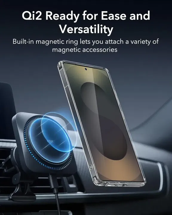 ESR Hybrid Case – Samsung Galaxy S25 – Transparant esr-classic-hybrid-samsung-galaxy-s25-ultra-hoesje-magsafe-qi2-transparant_5