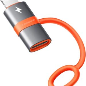 Xssive 8-Pin naar USB-C Adapter OTG USB-C Adapter - Snellader Converter - Geschikt voor Lightning (iPhone & iPad) naar USB C - 480 MBps - Bestanden Overzetten