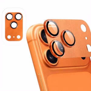 Camera Lens Protector – iPhone 17 Pro – Oranje Camera Protector Glas 2 Pack voor de Apple iPhone 17 Pro - Cosmic Orange