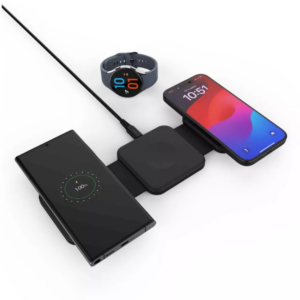 FIXED Flex Samsung 3-in-1 Foldable Wireless Charger – Zwart FIXED Flex for Samsung, black