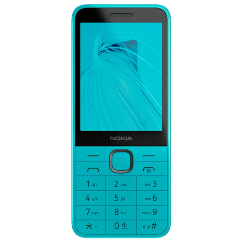 Nokia – 235 4G – Dual SIM – Licht blauw Nokia - 235 4G - Blauw - voorkant