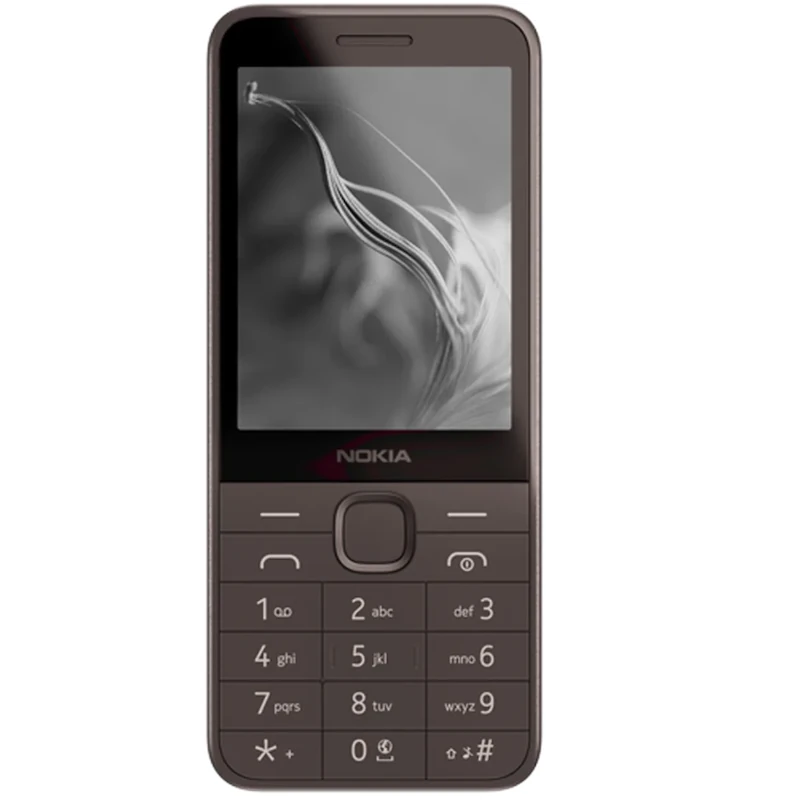 Nokia – 235 4G – Dual SIM – Zwart Nokia - 235 4G - Zwart - voorkant