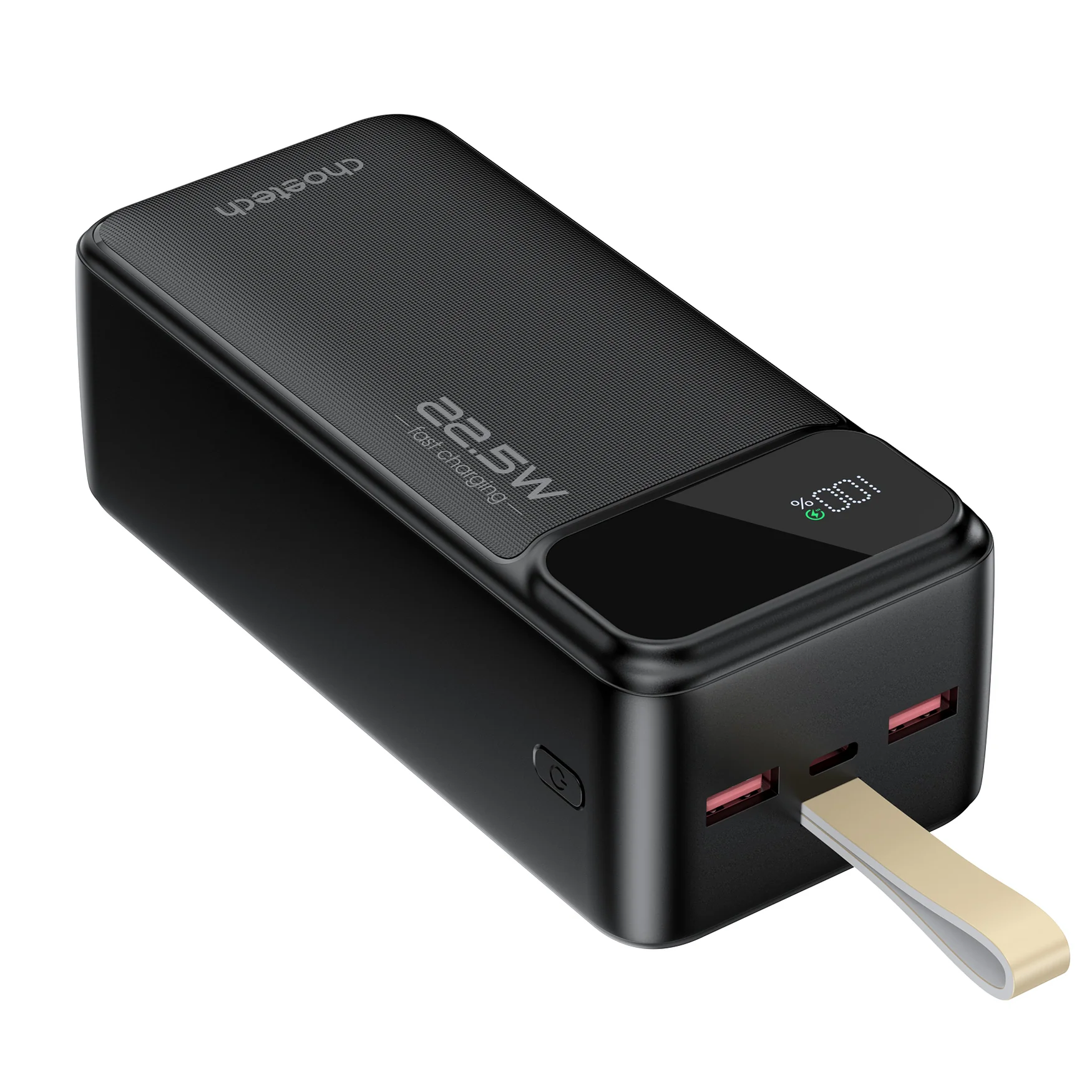 CHOETECH B731 Powerbank 40000mAh – 22,5W – Black CHOETECH B731 Powerbank 40000mAh – 22,5W – Zwart