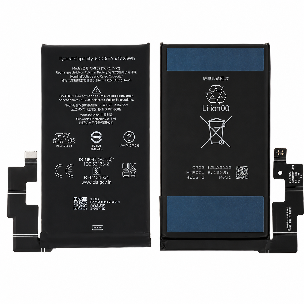 Google Pixel 7 Pro Batterij GMF5Z – OEM Battery GMF5Z OEM