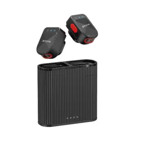 Rixus RXMIC03 Mini Draadloze Microfoon voor Livestream en Video-opname – Black Rixus RXMIC03 Mini Wireless Microphone For Live Stream And Video Recording Black