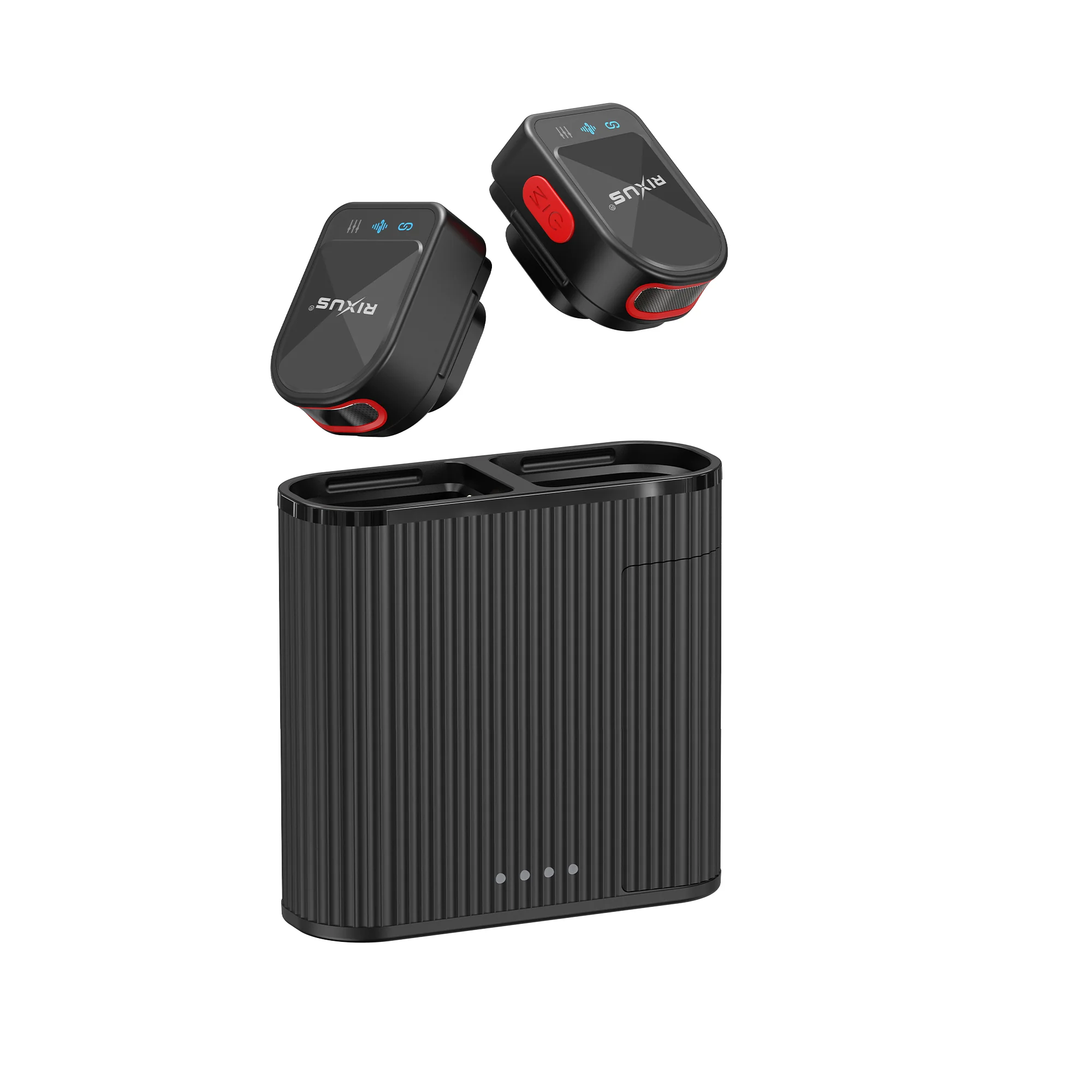 Rixus RXMIC03 Mini Draadloze Microfoon voor Livestream en Video-opname – Black Rixus RXMIC03 Mini Wireless Microphone For Live Stream And Video Recording Black